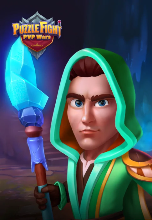 Puzzle Fight mobile game combining match-three puzzles with action battles